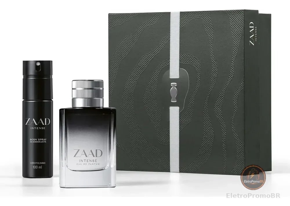 Kit Presente Zaad Intense O Boticário Masculino Original