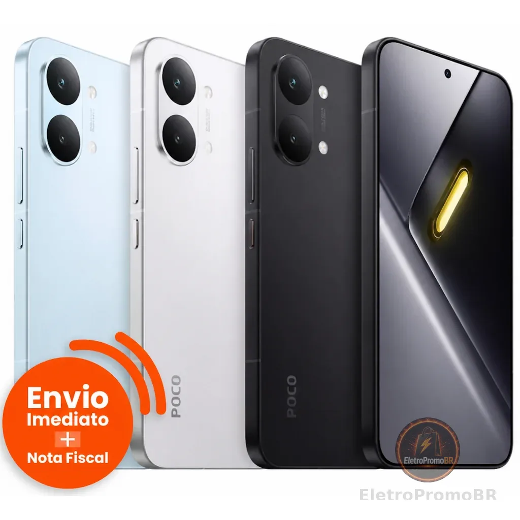 Celuar Xiaomi Poco X8 Pro 512GB / 256GB 5G NFC Versão Global Original e Envio Imediato Com NF