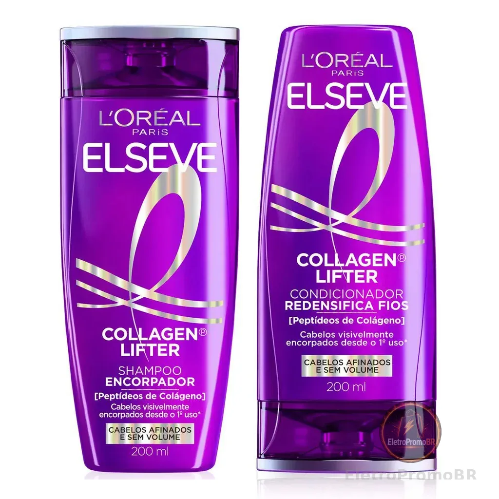 KIT ELSEVE SHAMPOO + CONDICIONADOR COLÁGENO LIFTER