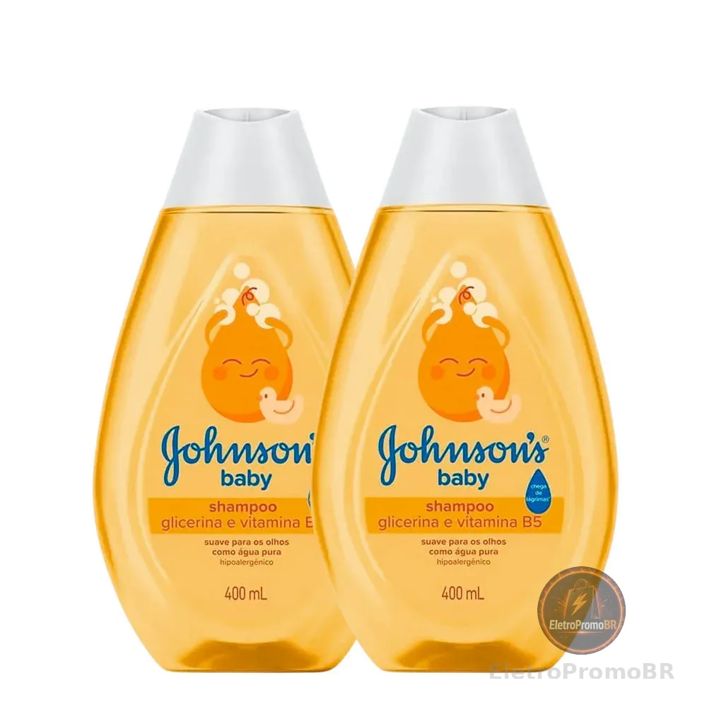 Kit Johnson's Baby Shampoo 400ml - 2 Unidades