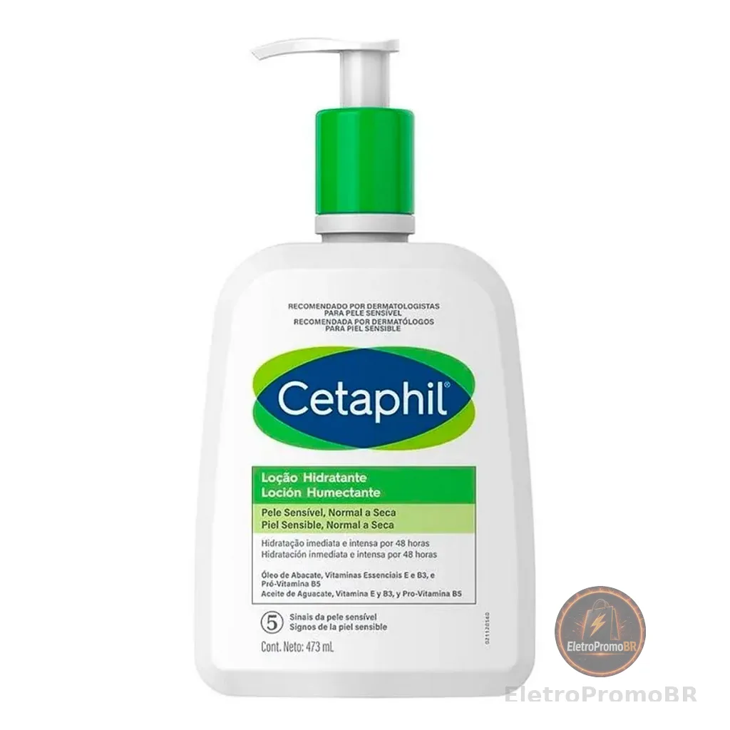 Cetaphil Loção Hidratante Galderma para Pele Normal a Seca 473ml