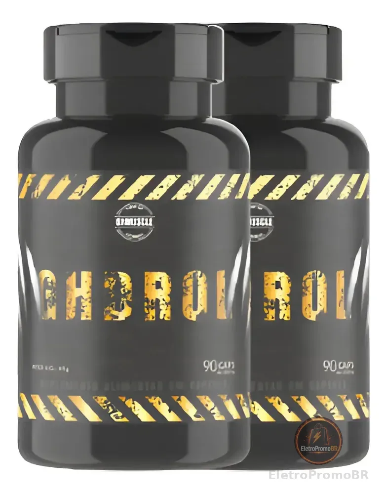 2 Ghdrol Potencializador Muscular De Crescimento Sem Sabor Ghmuscle Sem Sabor