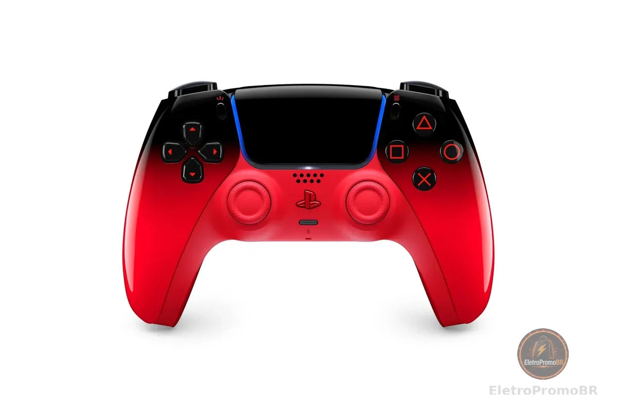 Controle sem fio PlayStation DualSense™ – Techno Red