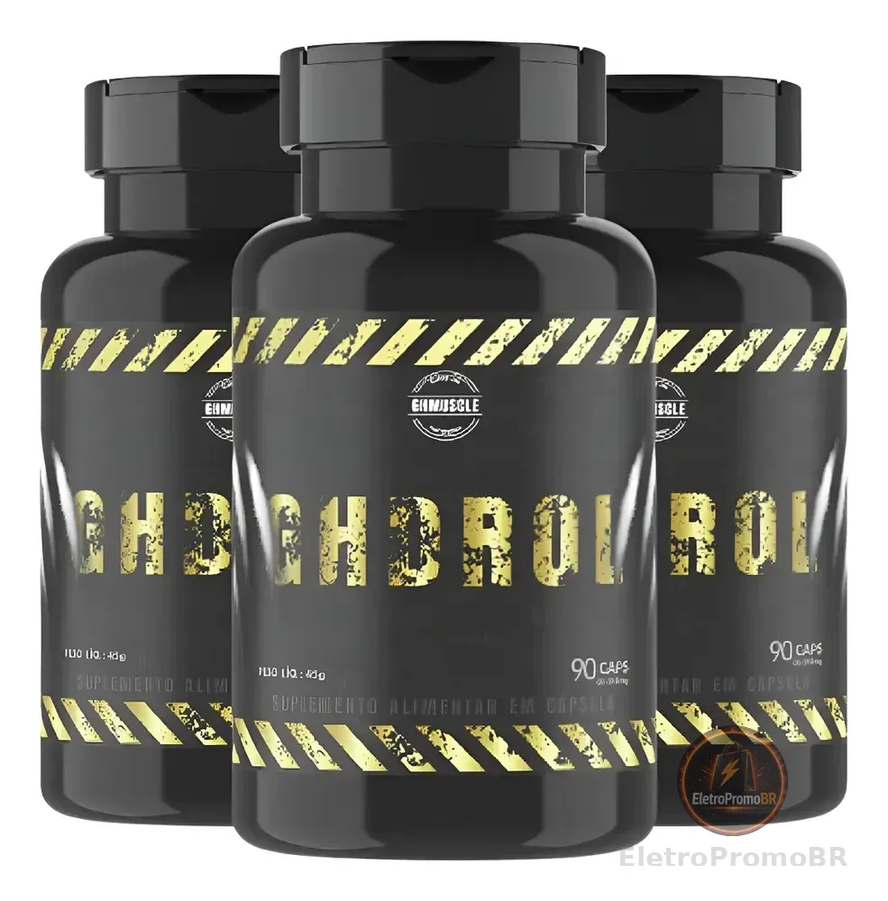 3 Gh Drol - Ghmuscle Sem Sabor