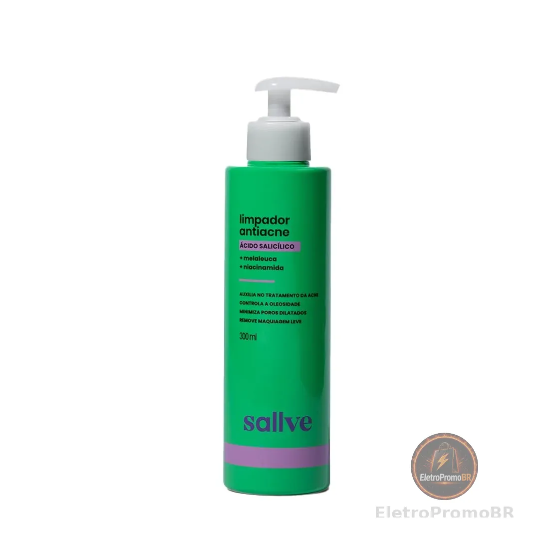 Limpador Facial Antiacne Sallve 300ml