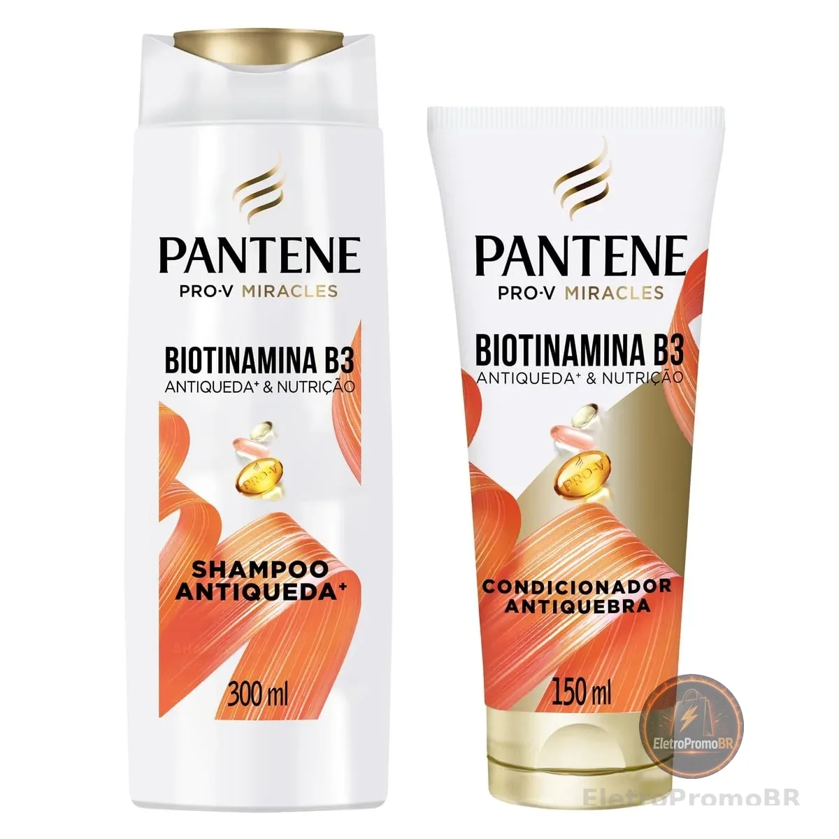Kit Pantene Pro-V Biotinamina B3 Shampoo 300ml e Condicionador 150ml
