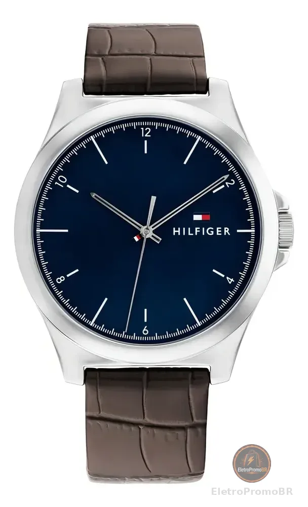 Relógio de couro masculino Tommy Hilfiger 1710549