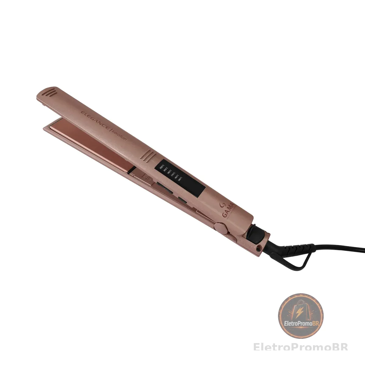GA.MA ITALY Prancha de Cabelo Elegance Led Keration Pro Bivolt