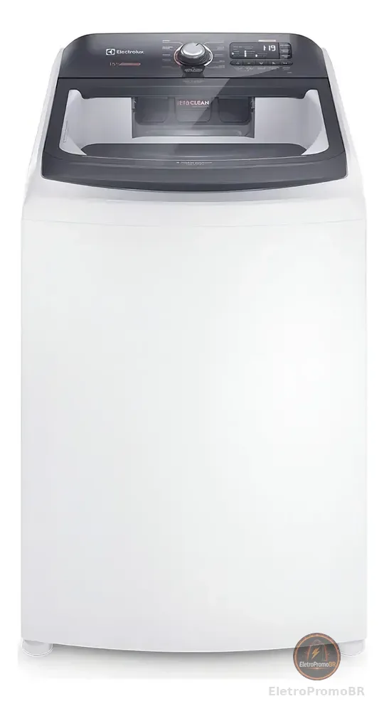 Máquina de Lavar 15kg Electrolux Premium Care com Cesto Inox, Jet&Clean e Time Control LEC15