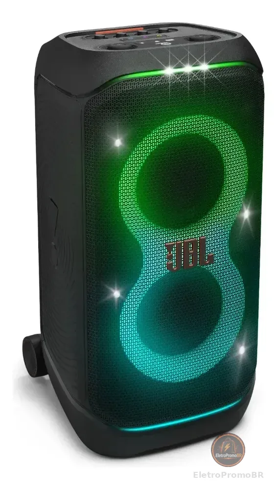 Caixa de Som Bluetooth PartyBox Stage 320 JBL BLPBSTAGE320BR Preta