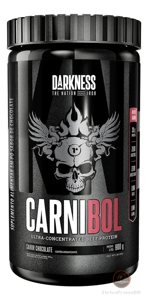 Carnibol Darkness Proteína Whey Pro Pó Chocolate