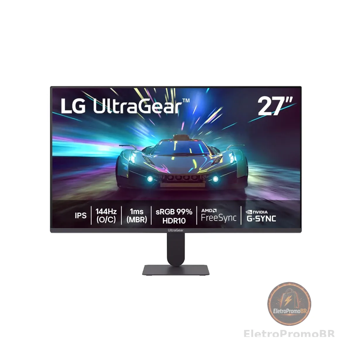 Monitor LG UltraGear™ 27G411A-B 27",FHD, 144Hz, 1ms (MBR), NVIDIA G-SYNC, AMD FreeSync, HDR10