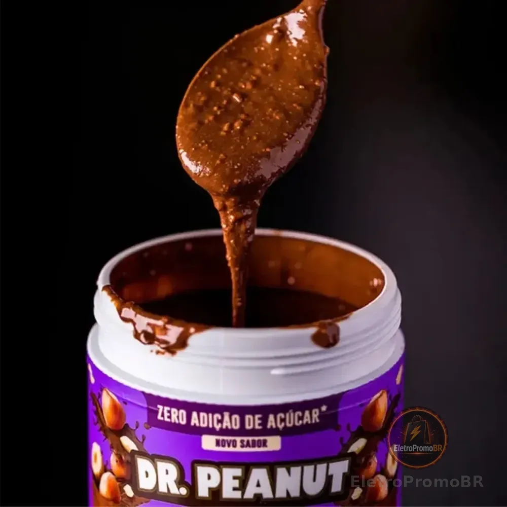Pasta Integral Nutricional Dr. Peanut 600g Com Whey Sabor Avelã