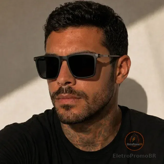 Óculos De Sol Uv400 Original Acetato Unissex Premium  + Case