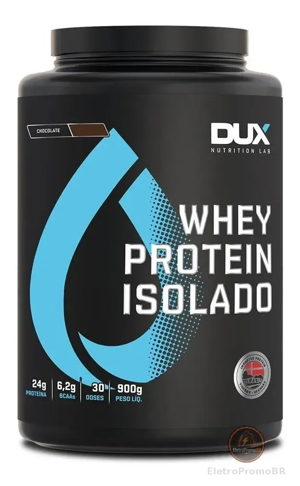 Whey Protein Isolado Dux Nutrition - Pote 900g Sabor Coco