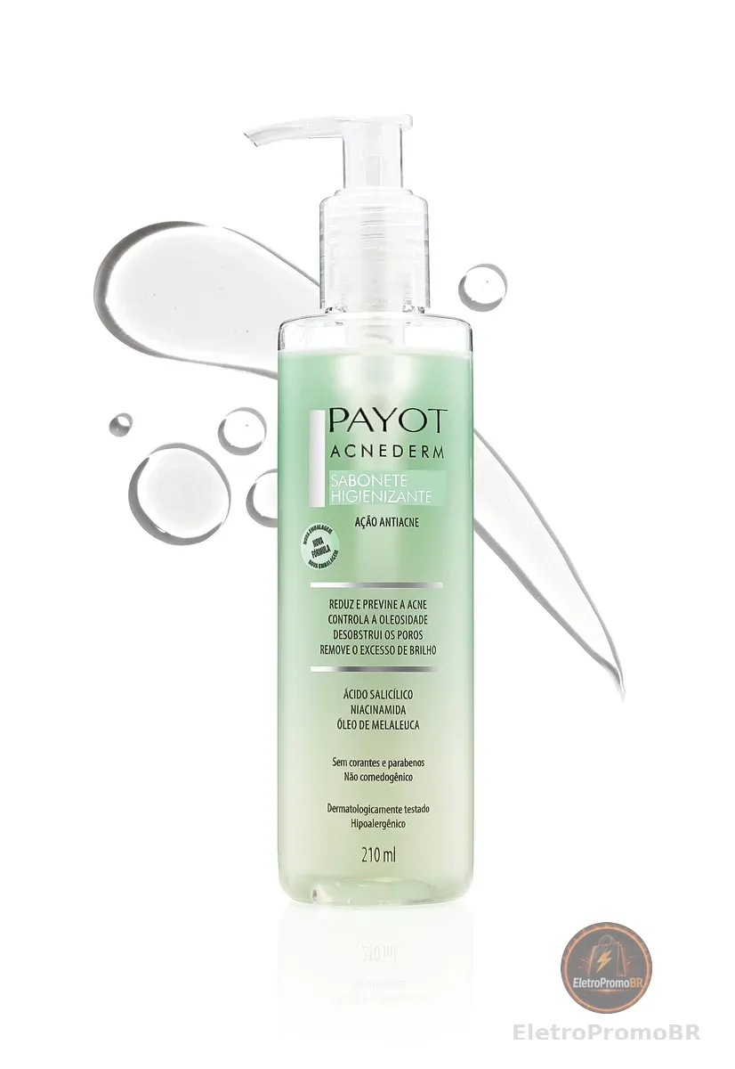 Payot Sabonete Higienizante Acnederm Payot Verde 210 Ml
