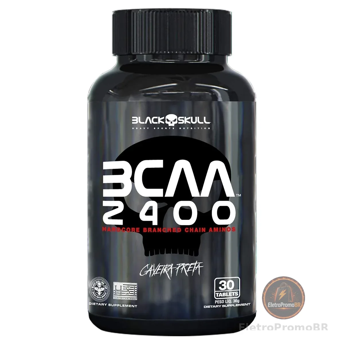 Bcaa 2400 - 30 Tablets, Black Skull