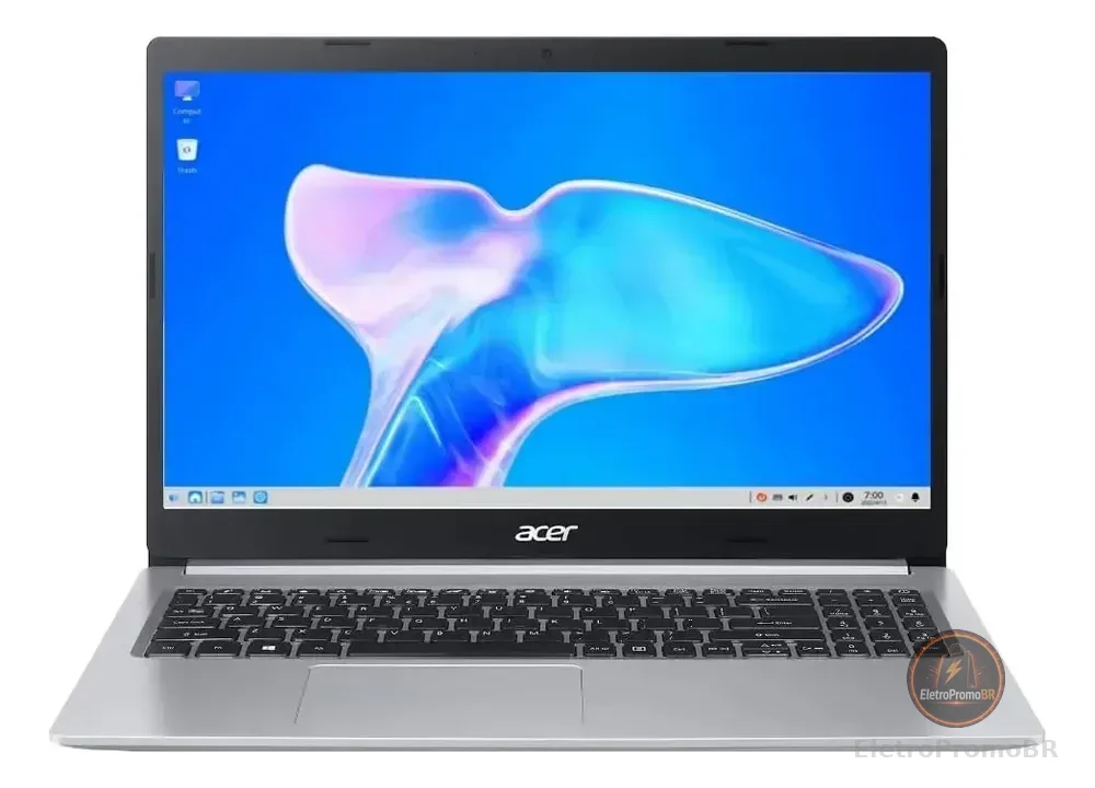 Notebook Acer Aspire 5 Ryzen 5 5500u Vega7 8gb Ram 256gb Ssd Cor Prata