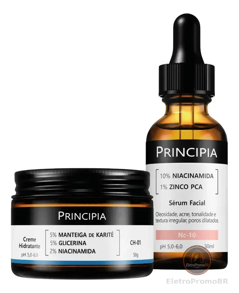 Principia Kit Niacinamida Com Hidratante Diário