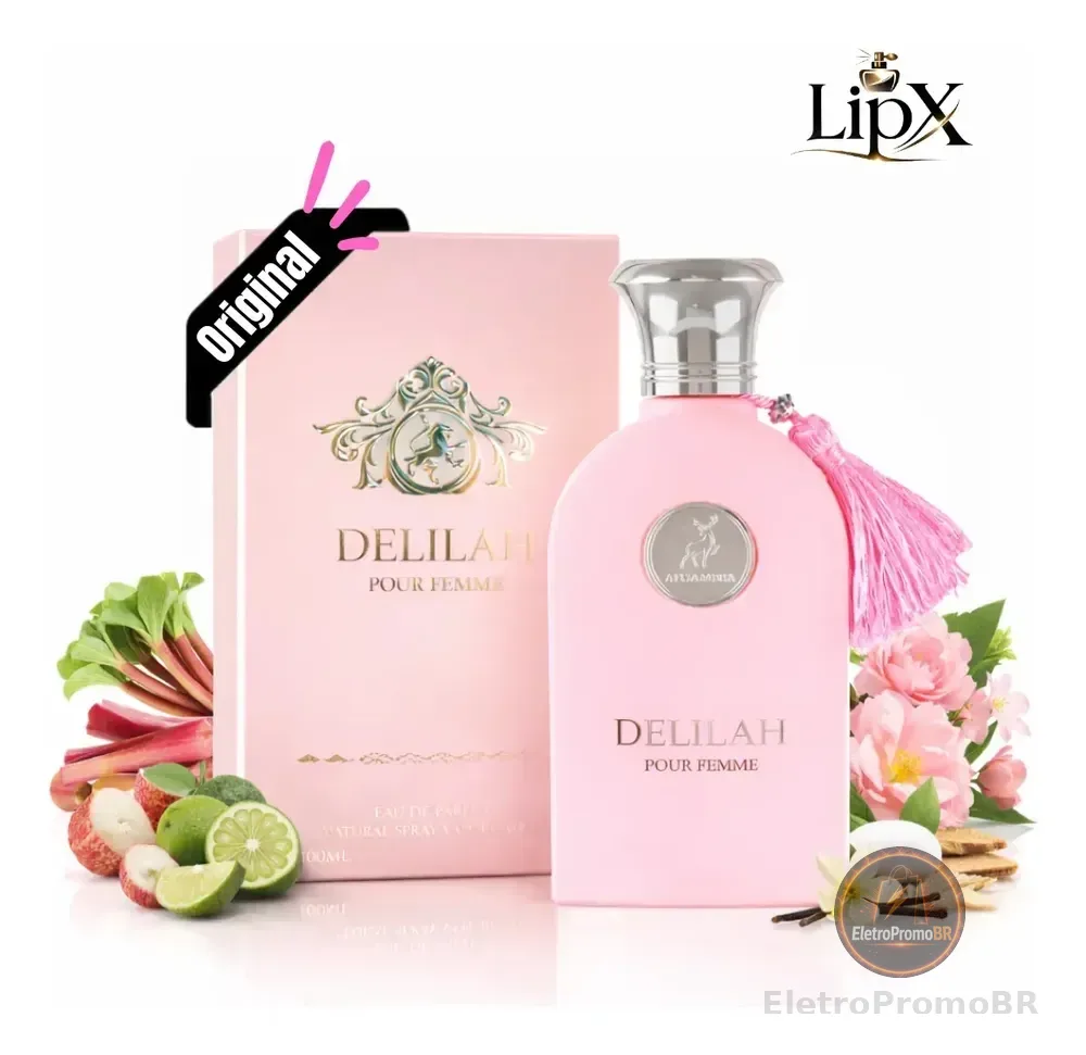 Perfume Árabe Delilah Maison Alhambra Eau De Parfum 100ml lipx