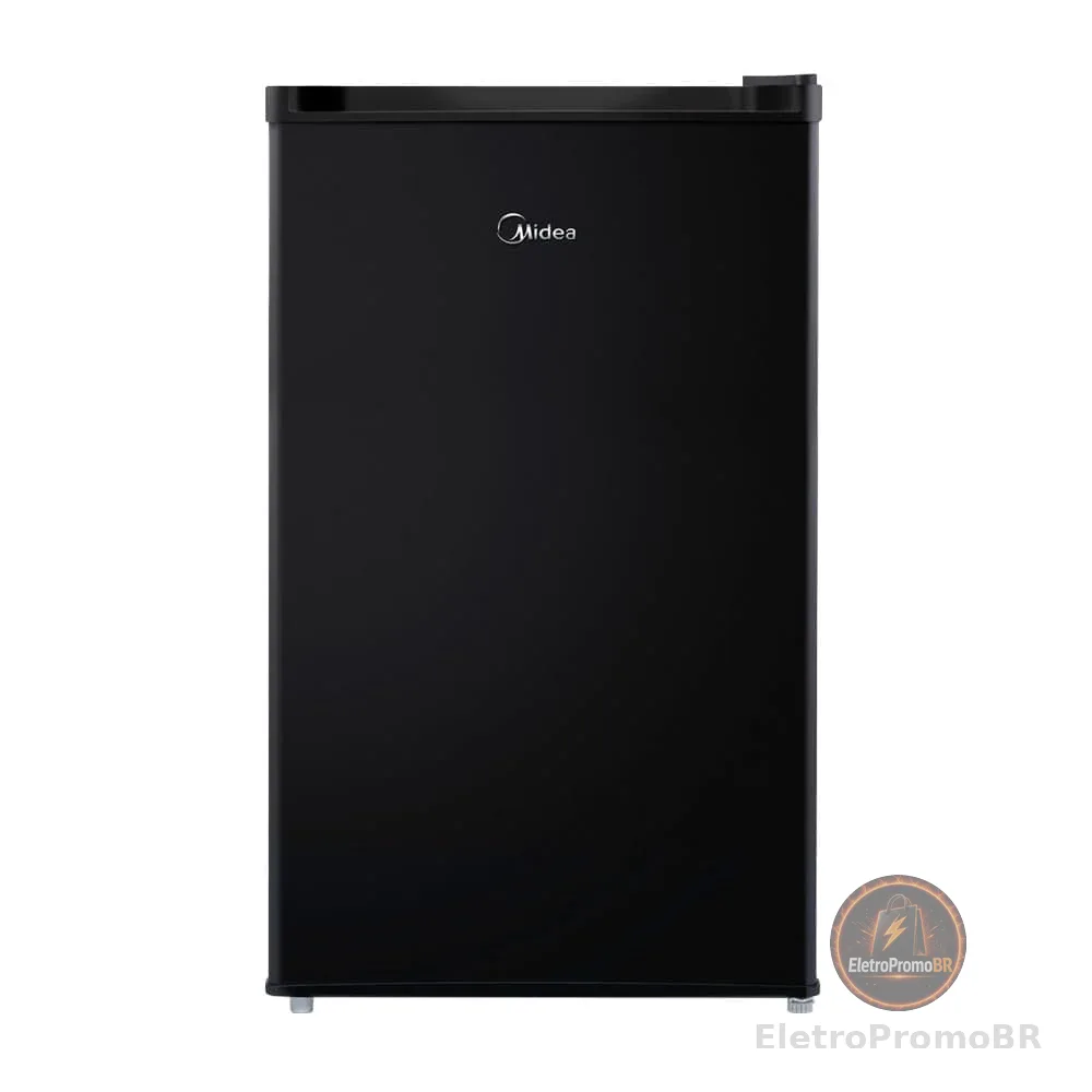 Frigobar 124 Litros Black Edition Inverter Bivolt Midea