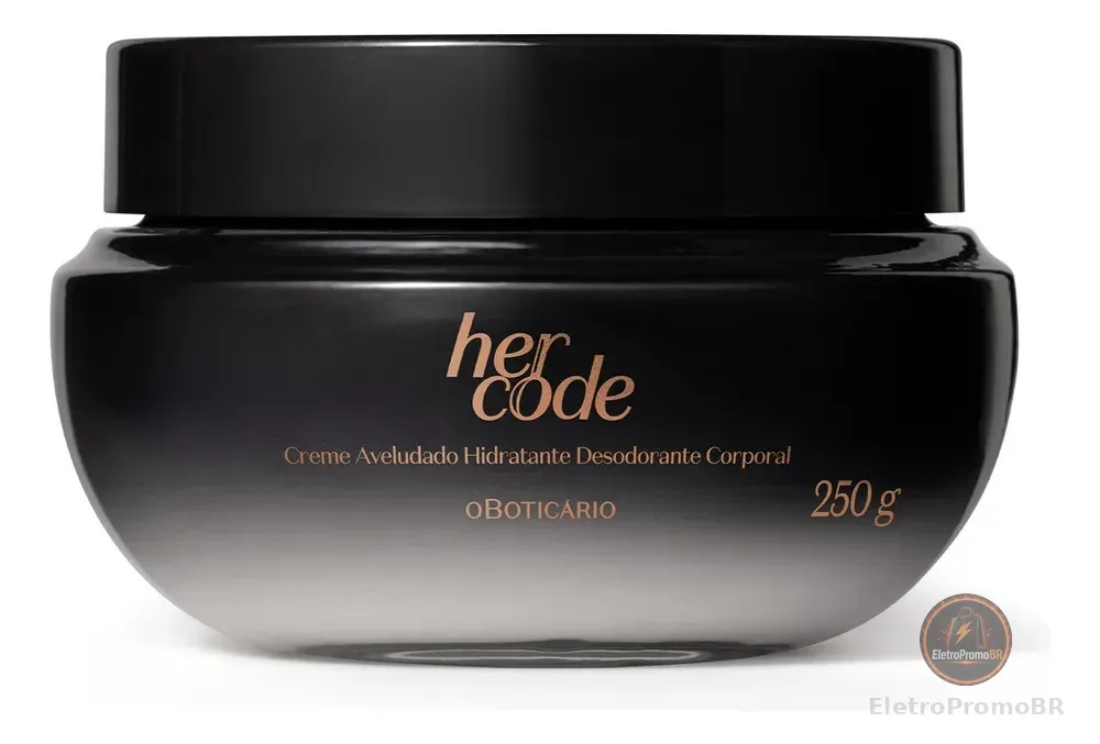 O Boticário Her Code Creme Hidratante Corporal 250g