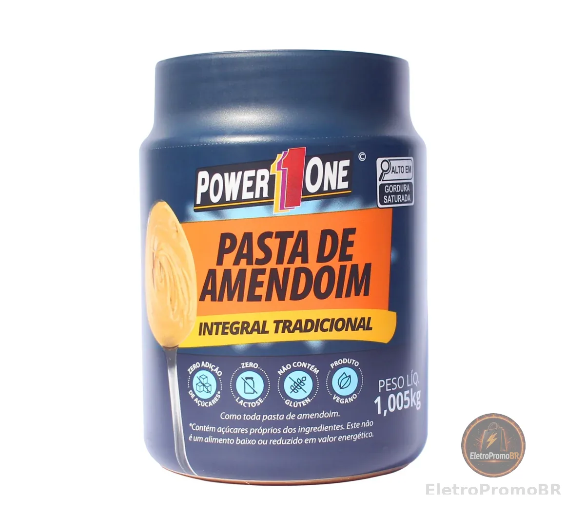 Pasta de Amendoim Tradicional Power1One - 1kg