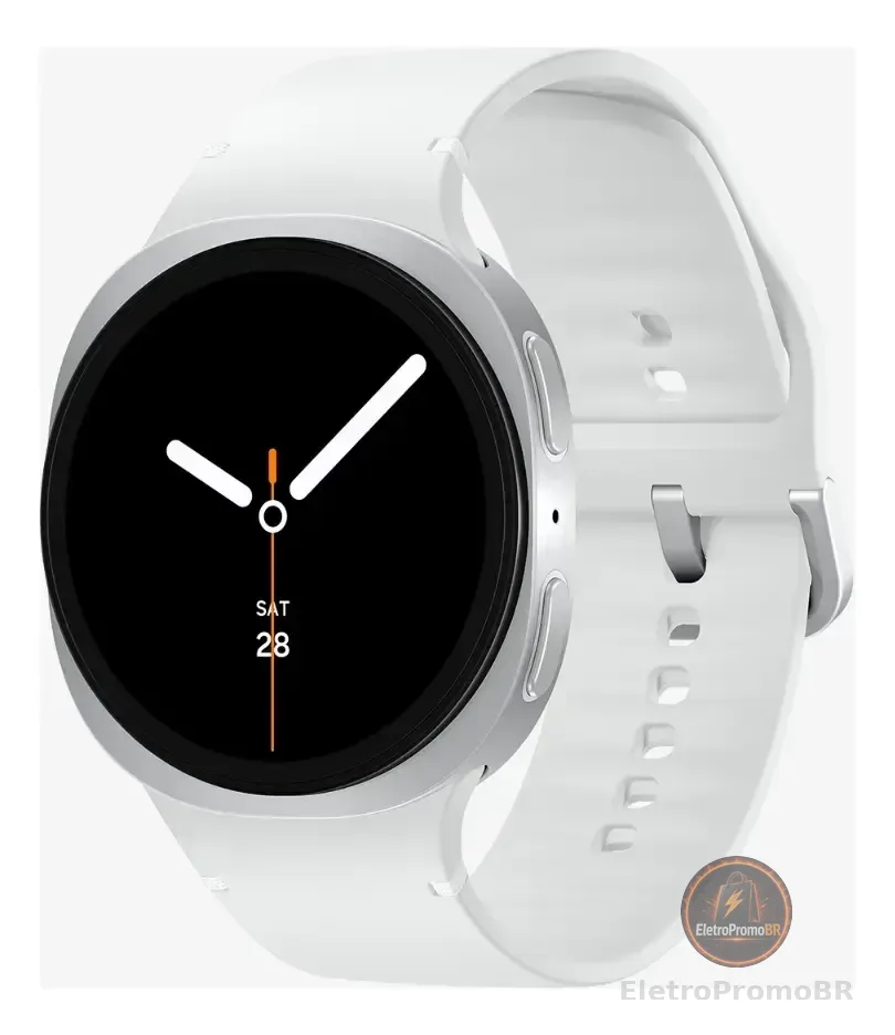 Samsung Galaxy Watch8 Smartwatch 44mm Bt, Galaxy Ai Branco Milanês Azul