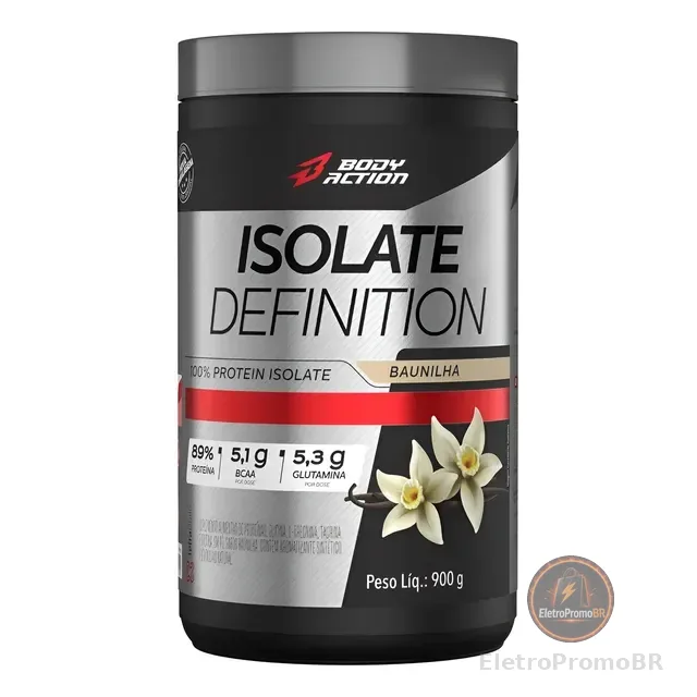Whey Protein 100% Isolado Isolate Definition 900g Bodyaction