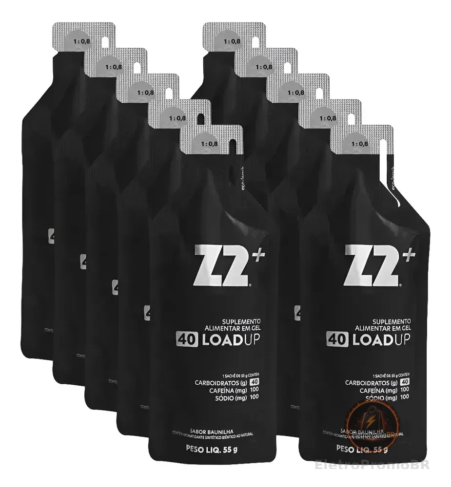 Energy Gel Z2+ Original Caf 40 Carb Box 10uni Sachê 55g Original