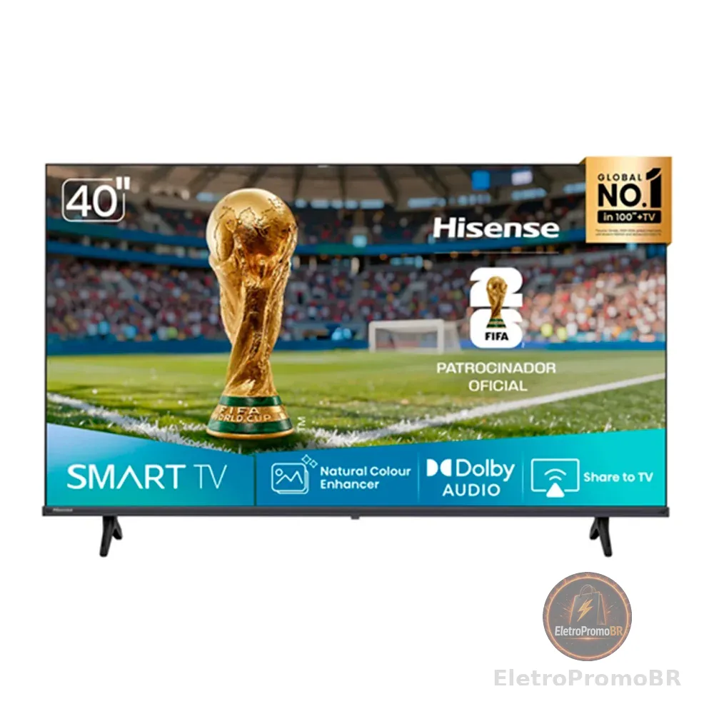 Smart Tv Hisense 40 Polegadas Dled Full Hd 40a4nv