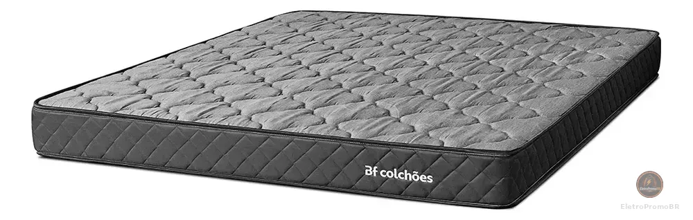 Colchão Casal Ortopédico Espuma D45 Extra Firme 138x188x17cm BF Colchões