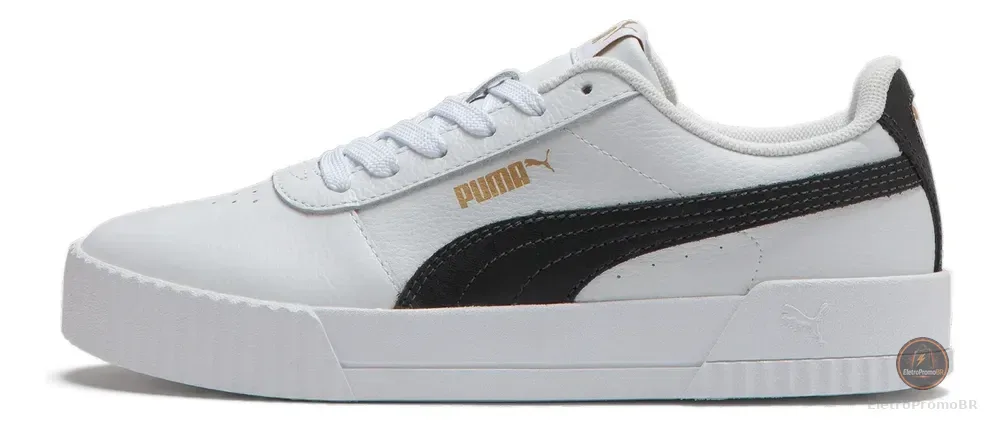 Tênis Carina Feminino Puma Branco E Preto 37 Br