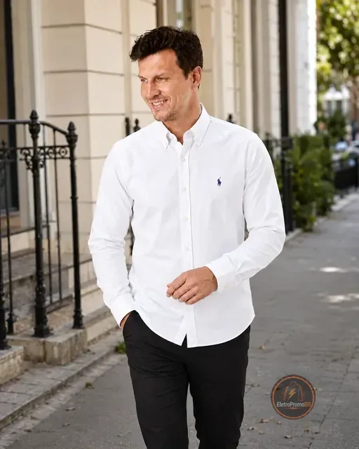 Camisa Social Masculina Ralph Oxford Social Original