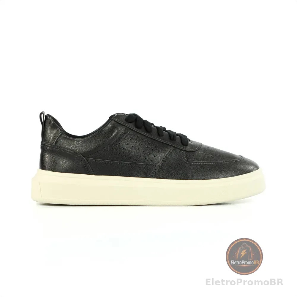 Tênis Aramis Masculino Basico Baixo Leve Elegante Social Preto 41 Br