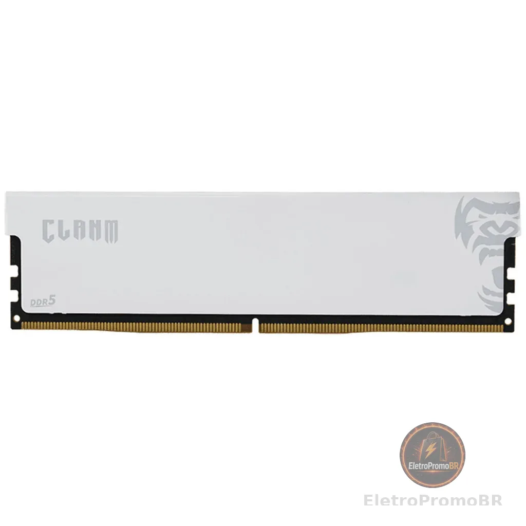Memória Clanm 16GB (1x16GB), DDR5, 4800MHz, CL40, Branca, CLANM14581