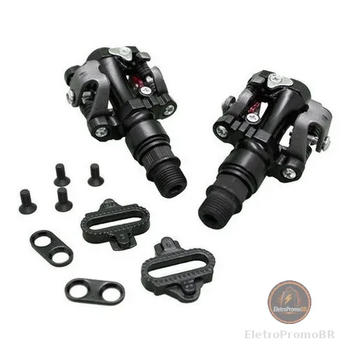 Pedal Bike Clip Sapatilha Wellgo M919 Esferas Mtb C/ Tacos