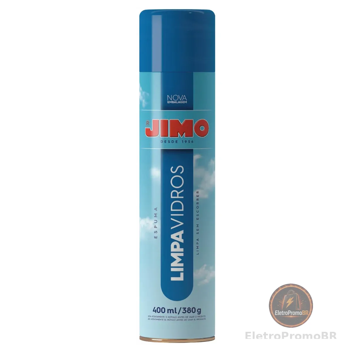 JIMO Limpa Vidros Carro Vitrine Janela Espenho Espuma Limpadora N�o Escorre Inovador Aerossol 400ml