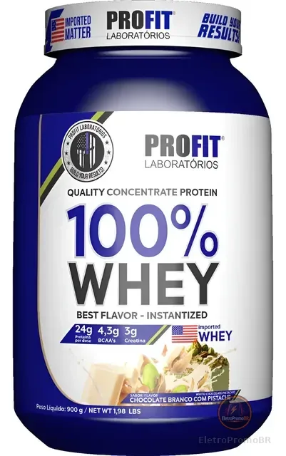 100% Whey Protein Concentrado Creatina Bcaa Profit Labs