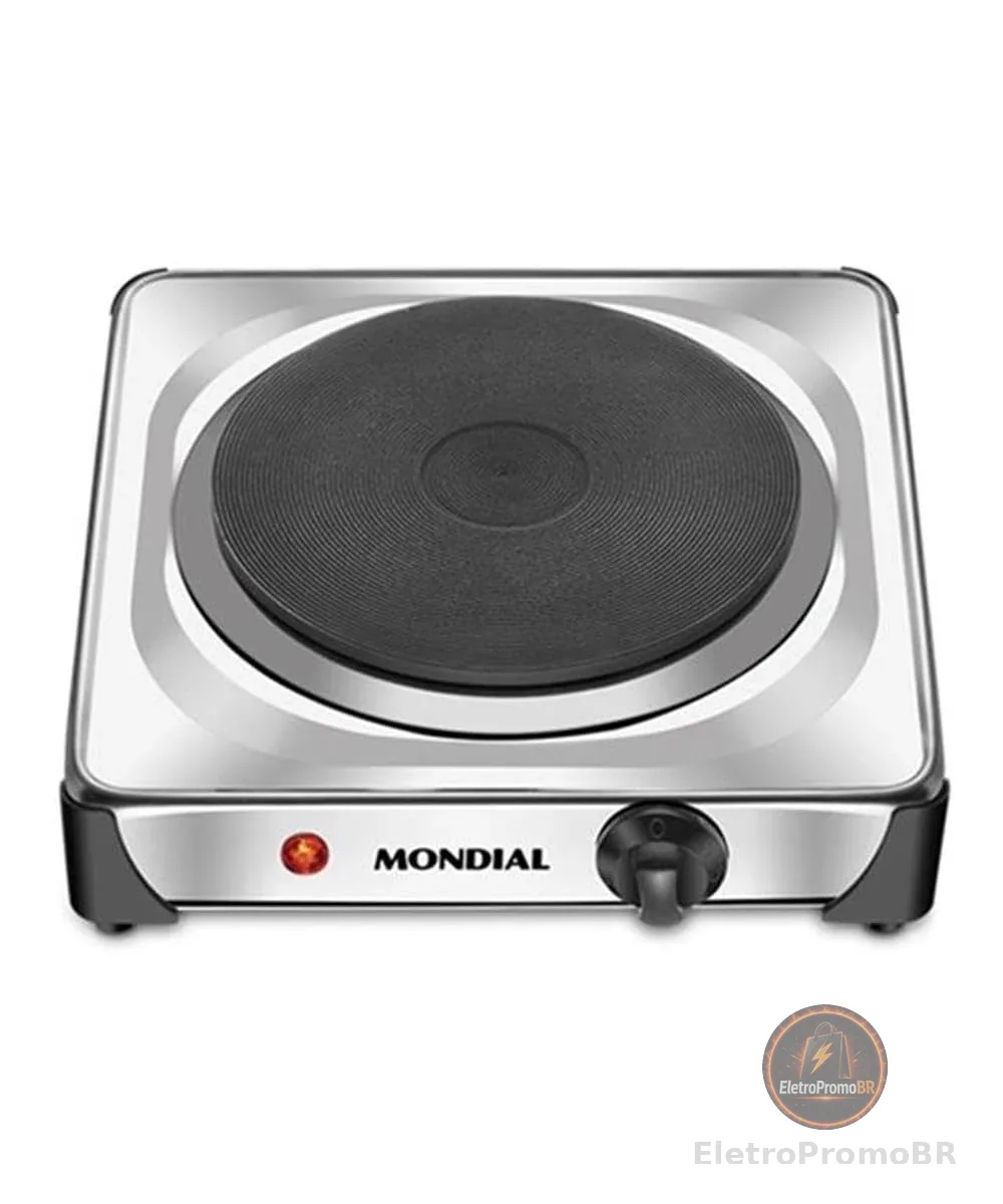 Fogão Cooktop Elétrica Mondial Fast Cook Fe-04 Inox 127v