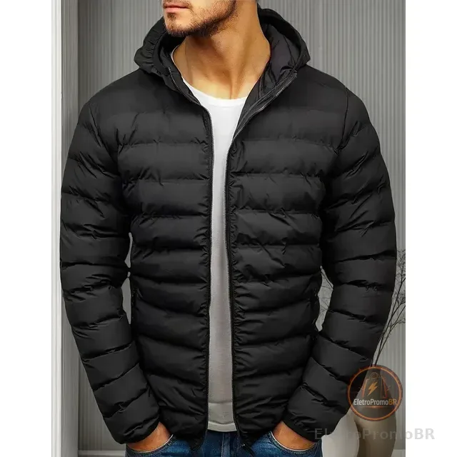 Jaqueta Puffer Bobojaco De Frio Blusa Impermeável Inverno