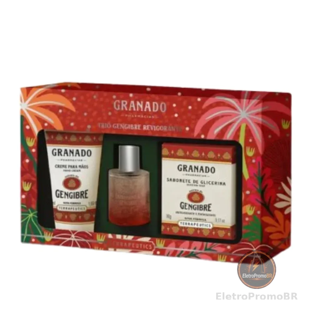 Granado Kit, Terrapeutics, Trio Gengibre Revigorante