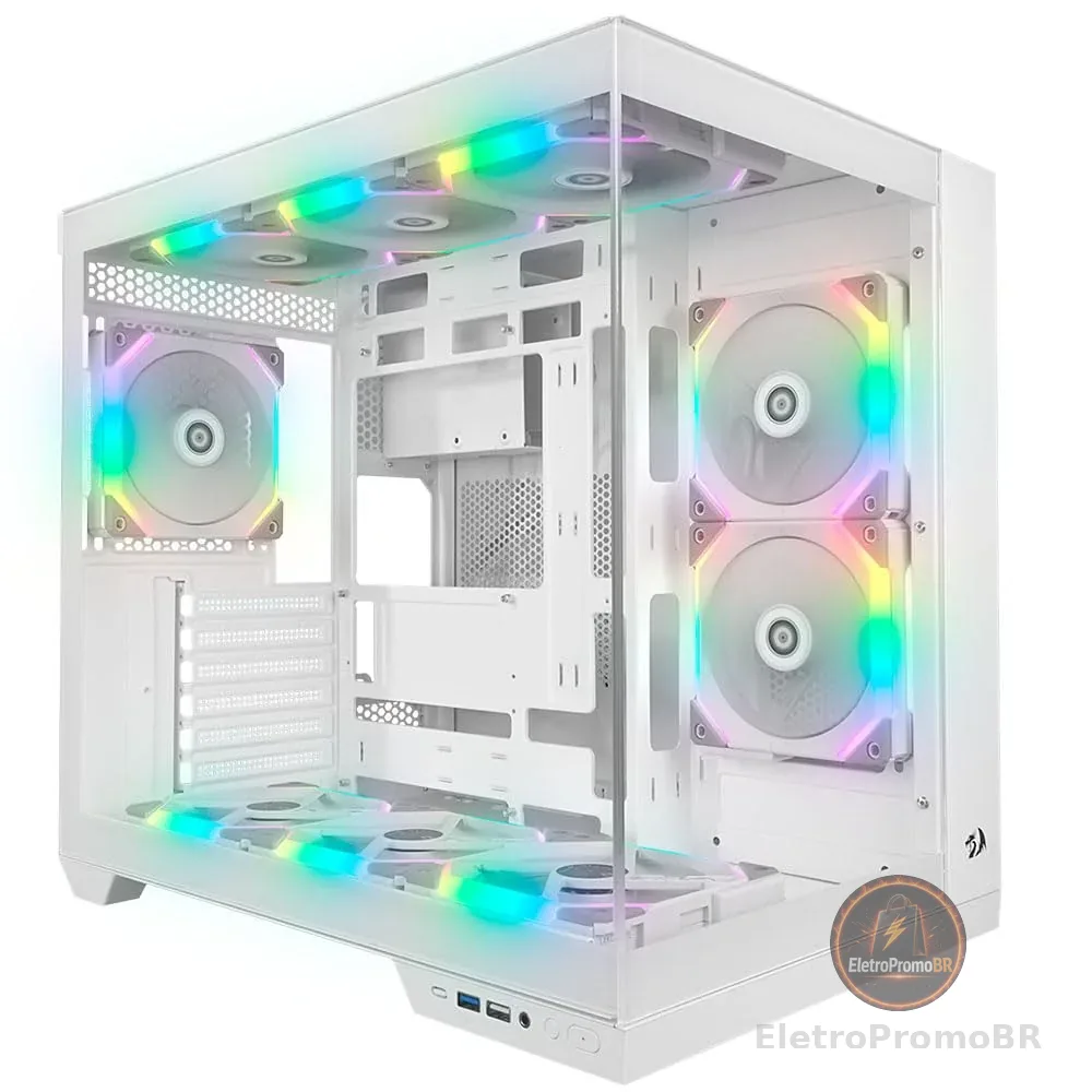 GABINETE REDRAGON WIDELOAD PRO BRANCO CA-604W-PRO