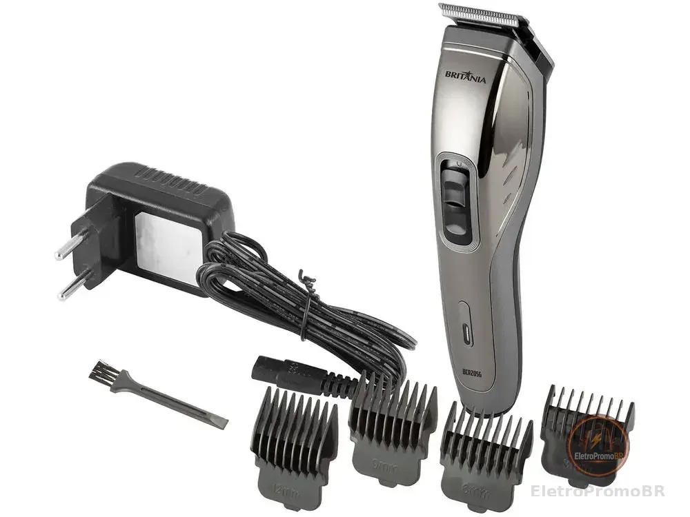 Máquina de Cortar Cabelo Britânia sem Fio BCR20SG - Bivolt - AliExpress