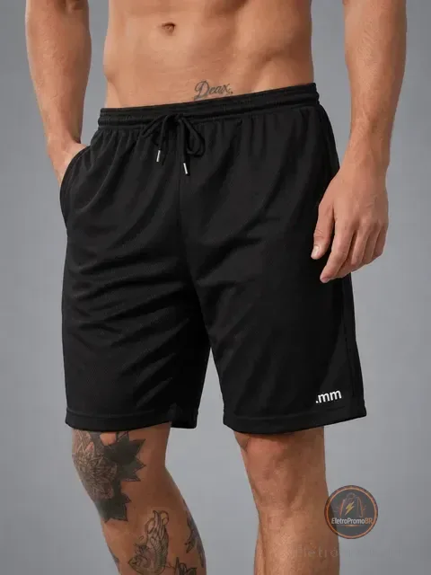 Bermuda Esportiva Masculina Futebol Short Treino Academia