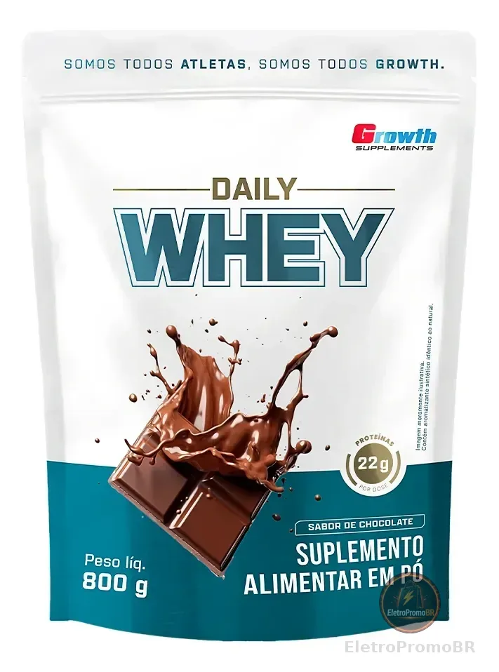 Daily Whey Protein 800g Growth Supplements Chocolate