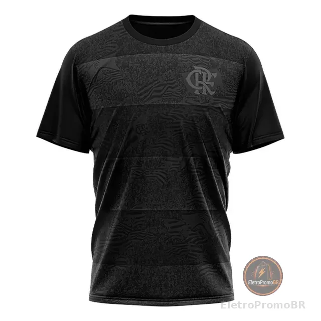 Camisa Do Flamengo Oficial Black Confirm Masculino