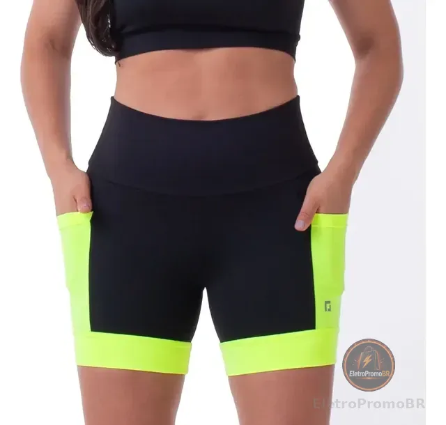 Shorts Para Corrida De Compressão Feminino
