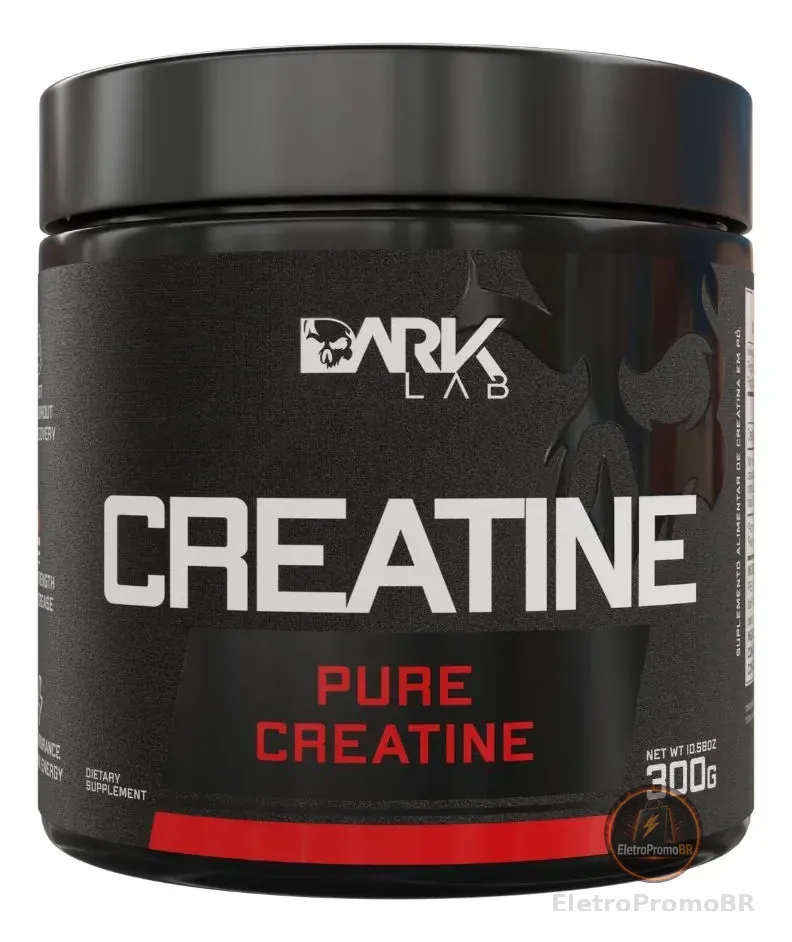 Creatina Monohidratada em Pote 300g 100% Pura Dark Lab