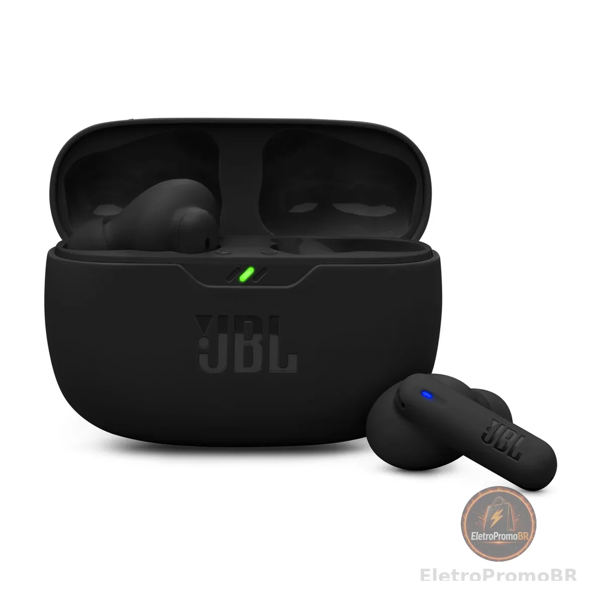 Fone de Ouvido Sem Fio, JBL, Bluetooth, Wave Beam 2, Intra Auricular, Sem Fio, Resistente À Água e Poeira - Preto